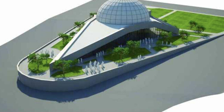 Yaklaşık 75 milyon TL değerindeki Sanal Gerçeklik Küresi, depo olarak kullanılıyor