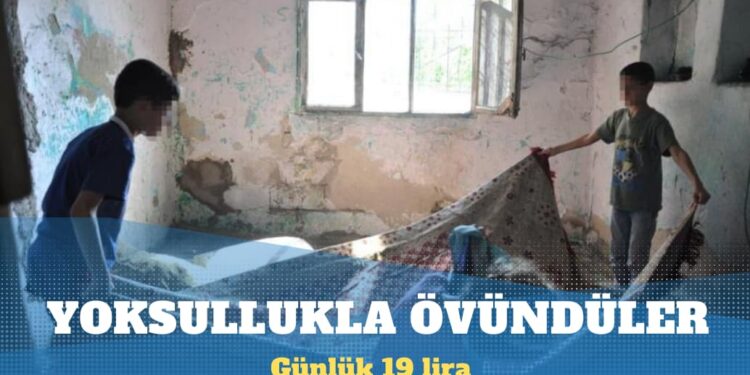 Yoksullukla övündüler: Günlük 19 lira