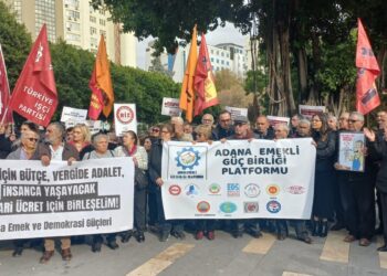 Adana’da asgari ücret protestosu