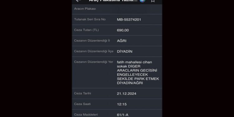Daştan’ın taziyesine katılanların araçlarına para cezası