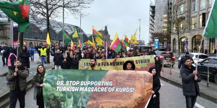 Avrupa sokakta: Rojava’daki kazanımları koruyacağız