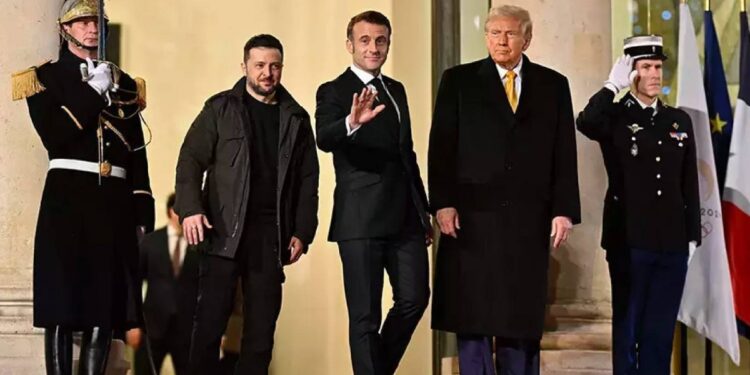 Macron, Zelensky ve Trump görüştü