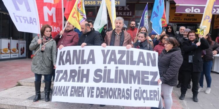 Aralık ayında yaşanan katliamlar Mamak’ta protesto edildi