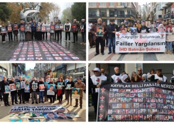 Dört kentte kayıpların akıbeti soruldu