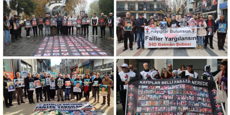 Dört kentte kayıpların akıbeti soruldu