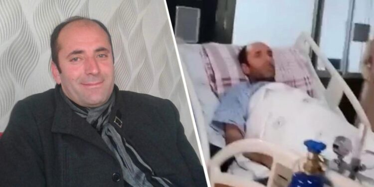 Hasta tutsak Burhan Adsız hastaneye kaldırıldı