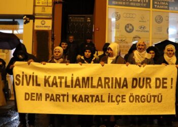 İstanbul’da saldırılar protesto edildi