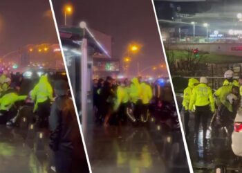 Kazazede genci onlarca polis darp ederek gözaltına aldı