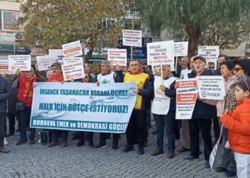 İzmir’de asgari ücret ve halk için bütçe talebi