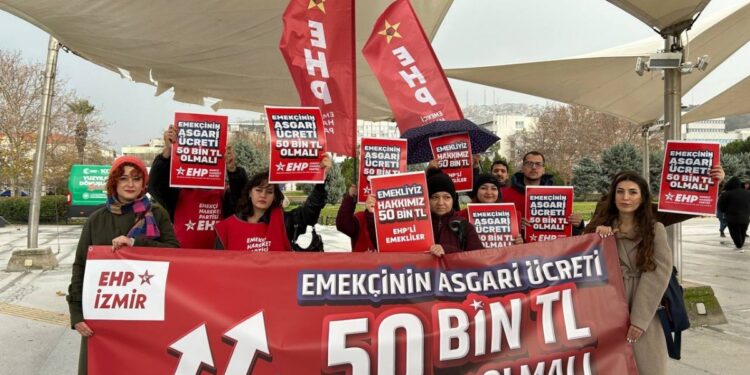 EHP’den asgari ücret açıklaması: 50 bin lira olmalı
