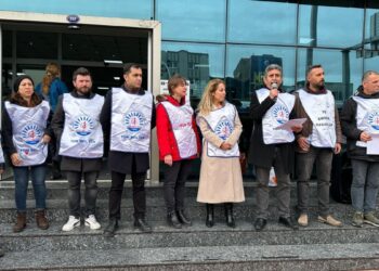 Belediye çalışanlarından TİS eylemi