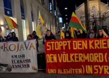 Avrupa’da Rojava’ya yönelik saldırılar protesto edildi