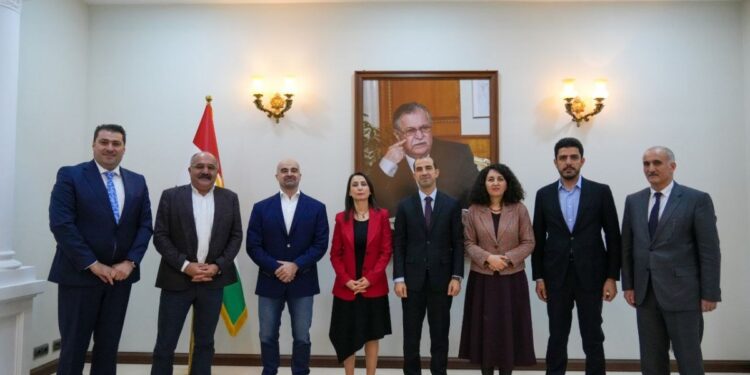 DEM Parti ve DBP Bafil Talabani ile görüştü