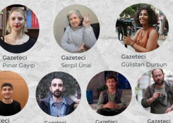 Tutsak gazeteciler için ‘gazeteciliksucdegildir’ eylemi