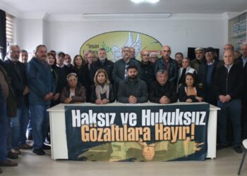 Mersin’de gözaltı protestosu