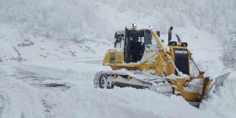 Doğu Karadeniz’de 20 köy yolu kardan kapandı
