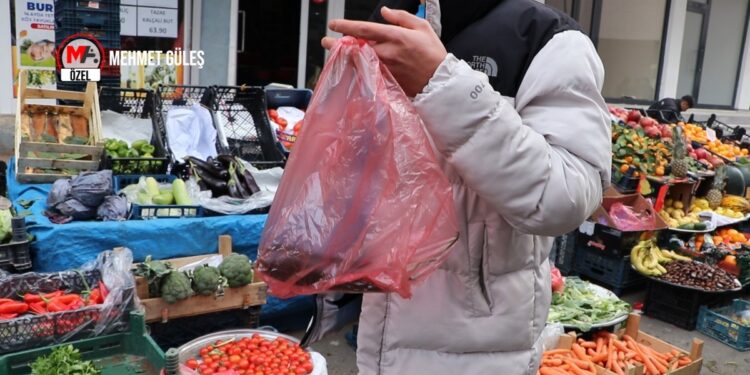 Ekonomik krizin fotoğrafı: Sadece 1 patlıcan alabildi