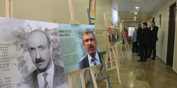 ‘Yaşam hakkı ve özgürlük hakkı ihlal edilen avukatlar’ sergisi