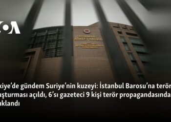 Türkiye’de gündem Suriye’nin kuzeyi: İstanbul Barosu’na terör soruşturması açıldı, 6’sı gazeteci 9 kişi terör propagandasından tutuklandı