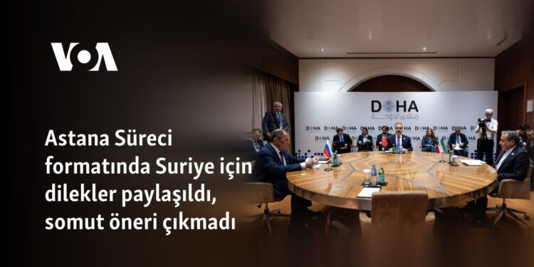 Astana Süreci formatında Suriye için dilekler paylaşıldı, somut öneri çıkmadı