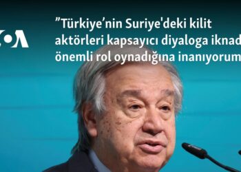 “Türkiye’nin Suriye’deki kilit aktörleri kapsayıcı diyaloga iknada önemli rol oynadığına inanıyorum”