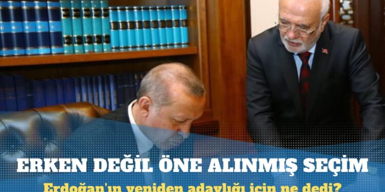 AKP’li Elitaş: Erken değil öne alınmış bir seçim olabilir