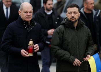 Almanya Başbakanı Scholz Ukrayna'da