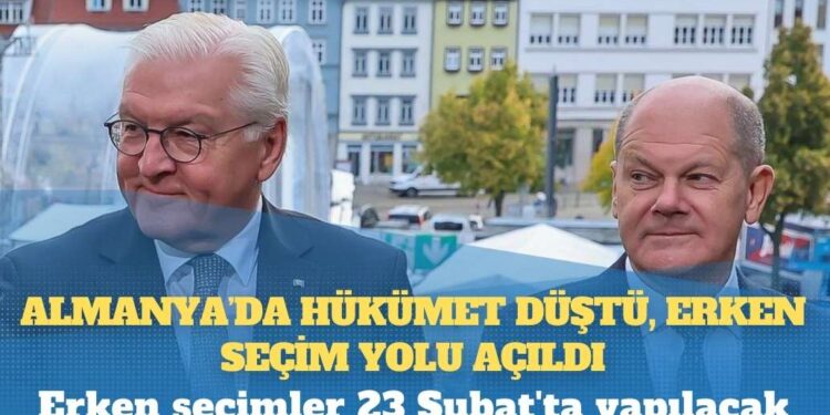 Almanya’da hükümet düştü, erken seçim yolu açıldı