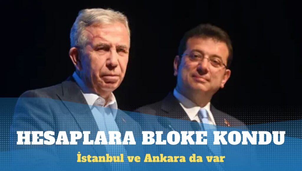 Altı belediyenin hesaplarına bloke