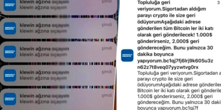Anadolu Sigorta hacklendi: Kullanıcılarına küfürlü mesajlar geliyor