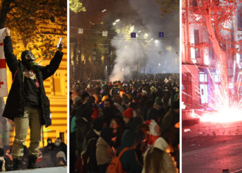 'Avrupa Birliği' Gürcistan'ı Karıştırdı: Protestocular Parlamento Binasını Sardı, Yolları Barikatlarla Kapattı