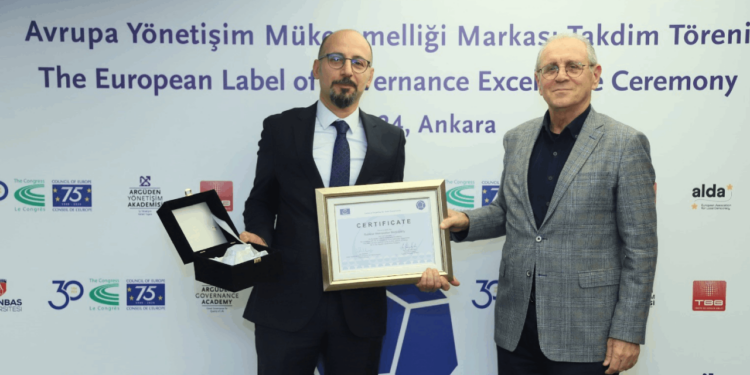 Avrupa Konseyi'nden Balıkesir'e Ödül