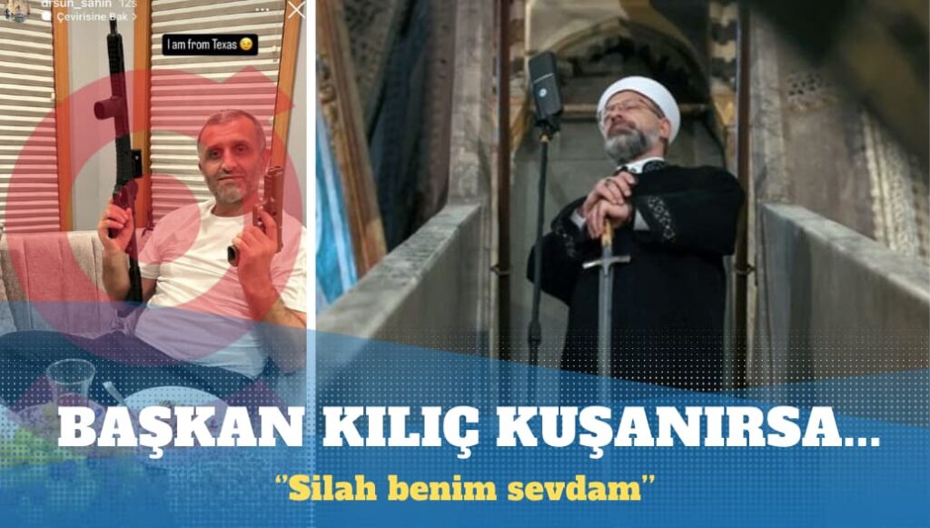 Başkan kılıç kuşanırsa… ”Silah benim sevdam”