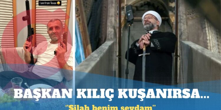 Başkan kılıç kuşanırsa… ”Silah benim sevdam”