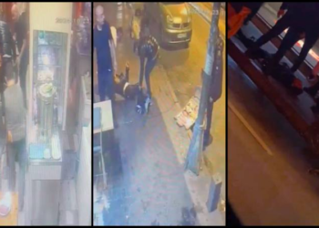 Beyoğlu’nda çorbacıda silahlı küfür kavgası; kendini vurdu, dışarı attılar!