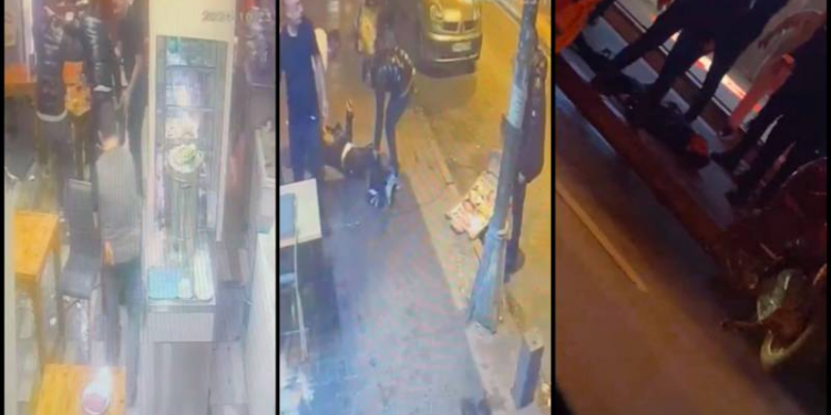 Beyoğlu’nda çorbacıda silahlı küfür kavgası; kendini vurdu, dışarı attılar!