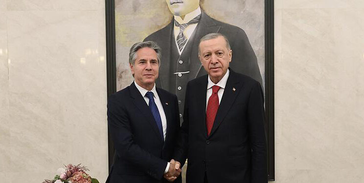 Blinken Türkiye’de; Erdoğan’la Esenboğa Havalimanı’nda bir araya geldi
