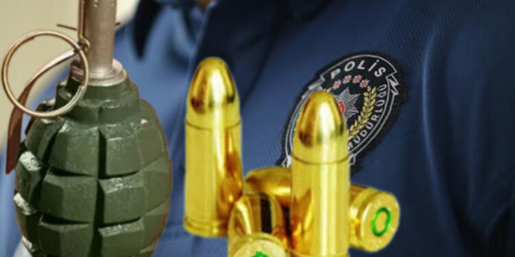 Borsada batan polis, sorumlusu olduğu depodaki el bombalarını ve mermileri satmış!