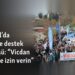 İstanbul’da Gazze’ye destek yürüyüşü: “Vicdan gemisine izin verin”