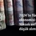 2024’te Türkiye ekonomisi: Yüksek enflasyon, düşük alım gücü