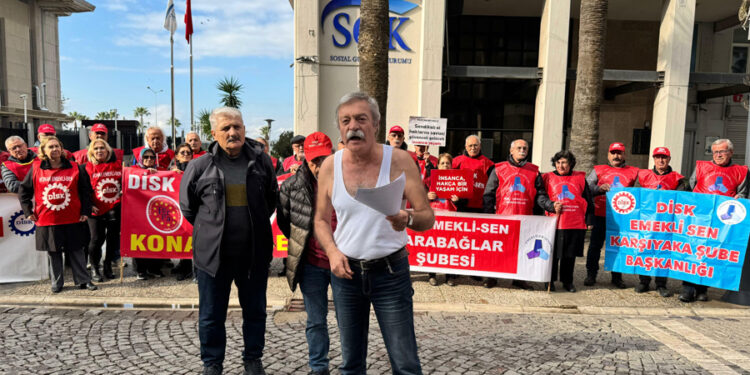 Emeklilerden zam protestosu: ‘Emeklinin hali bu’ diyerek iktidara seslendi