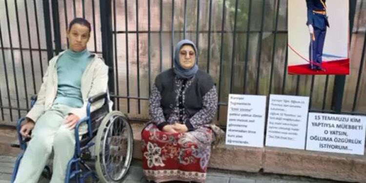 Engelli kızıyla birlikte adalet nöbeti tutuyor: Kursiyer teğmenin annesi yaşadıkları hukuksuzluğu şiirle anlattı