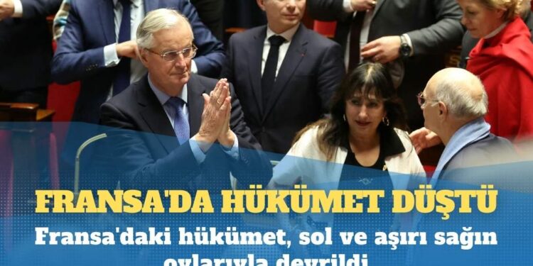 Fransa’da hükümet düştü