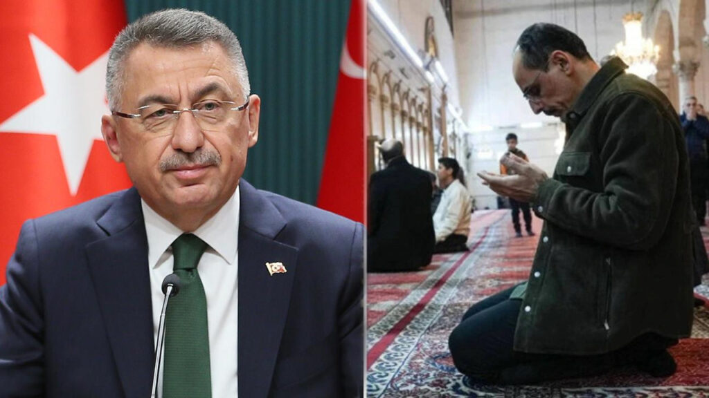 Fuat Oktay'dan Çarpıcı Açıklama! 'Emevi Camii'ndeki Namaz Yeni Dönemin Sembolü'