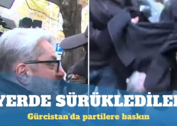 Gürcistan’da partilere baskın: Muhalefet lideri sürüklenerek gözaltına alındı