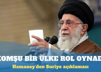 Hamaney’den Suriye açıklaması: Komşu bir ülke rol oynadı