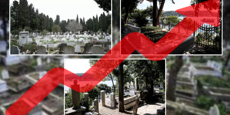 İstanbul'da Ölmek Bile Masraflı: Mezar Ücretleri Belli Oldu, En Pahalı Yer Dudak Uçuklattı