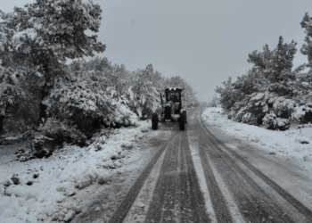 İzmir'e Yılın İlk Karı Yağdı