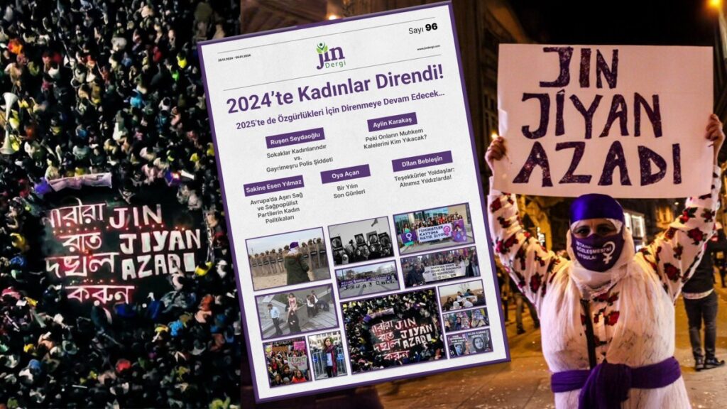 Jin dergi kadınların direnişini kapağına taşıdı