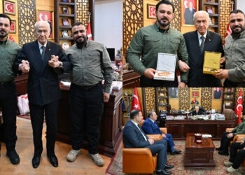 MHP Lideri Bahçeli'ye Dikkat Çeken Ziyaret: SMO Komutanlarını Makamında Ağırladı